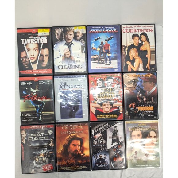 DVDs Movies Lot of 12 Read Description for Titles Preowned - Picture 1 of 8